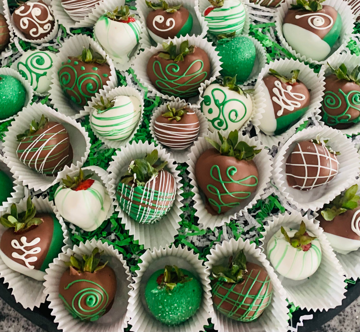 Chocolate covered strawberries $30 dozen